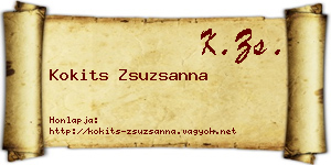 Kokits Zsuzsanna névjegykártya